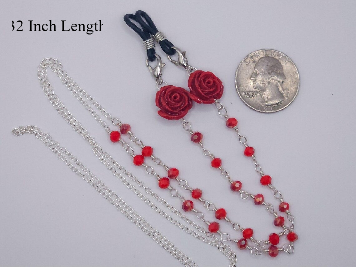 Rose EyeGlass Lanyard