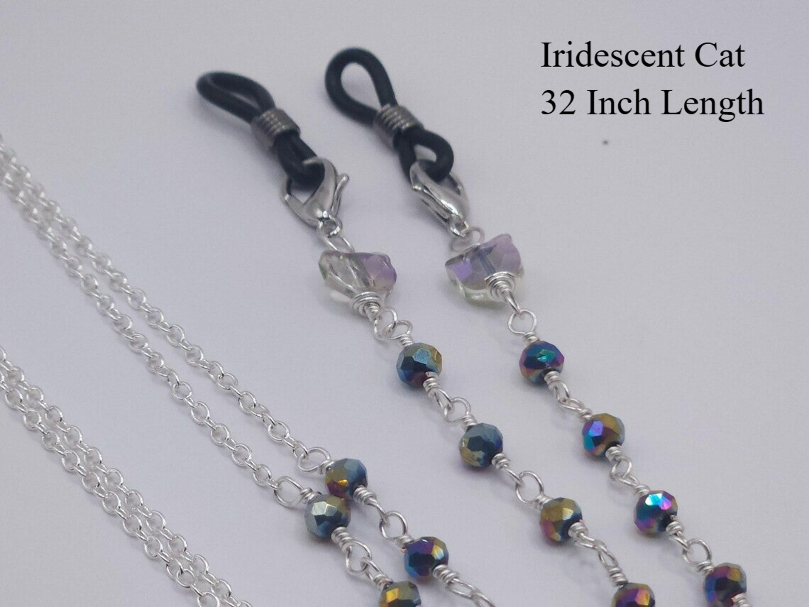 Iridescent Kat Eyeglass Lanyard