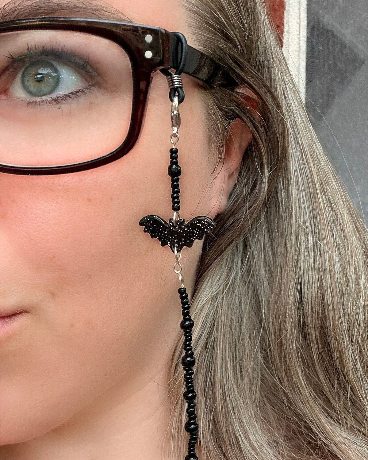 Glitter Fright Night Eyeglass Lanyard