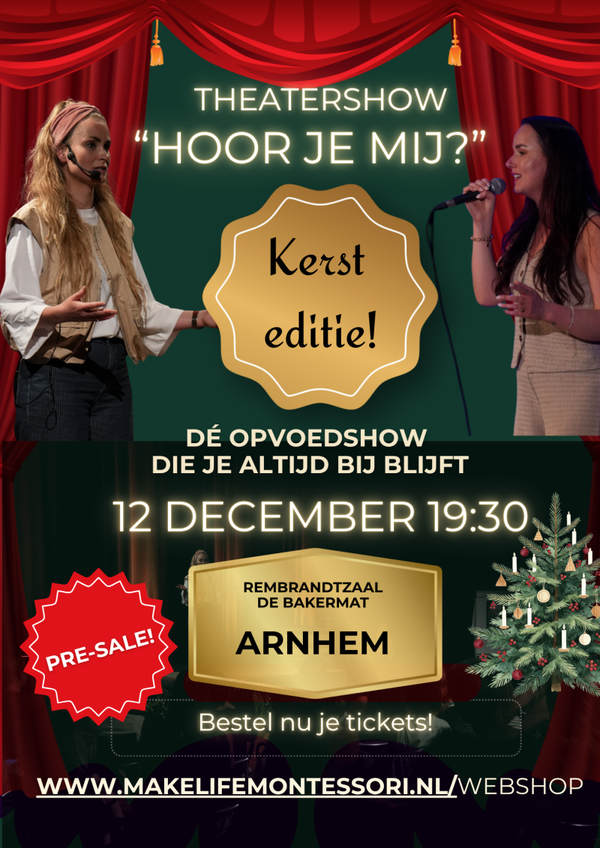 Tickets 'Hoor je mij?' Arnhem - Kerst editie