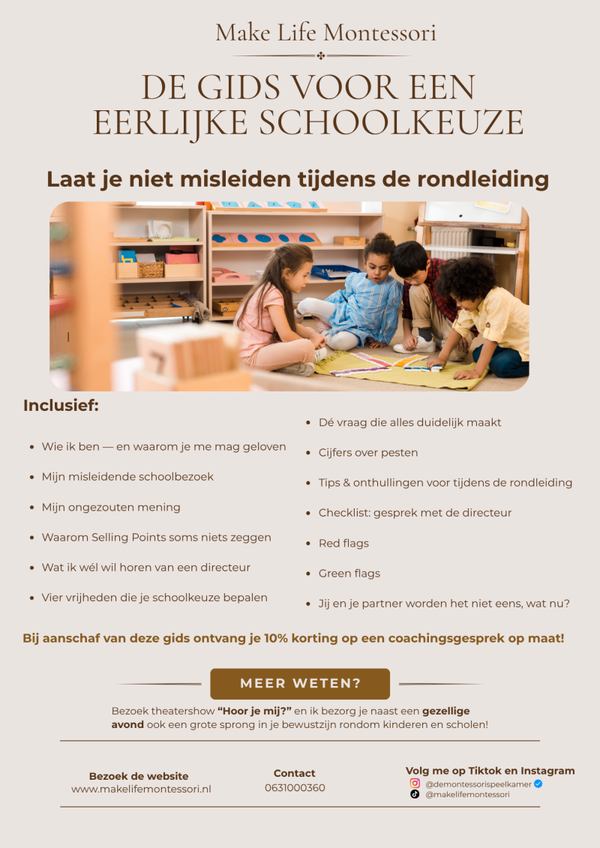 De Gids voor een eerlijke schoolkeuze - Laat je niet misleiden door de rondleiding