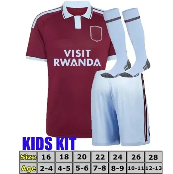 2026-2027 ASTON VILLA HOME (KIDS KIT)