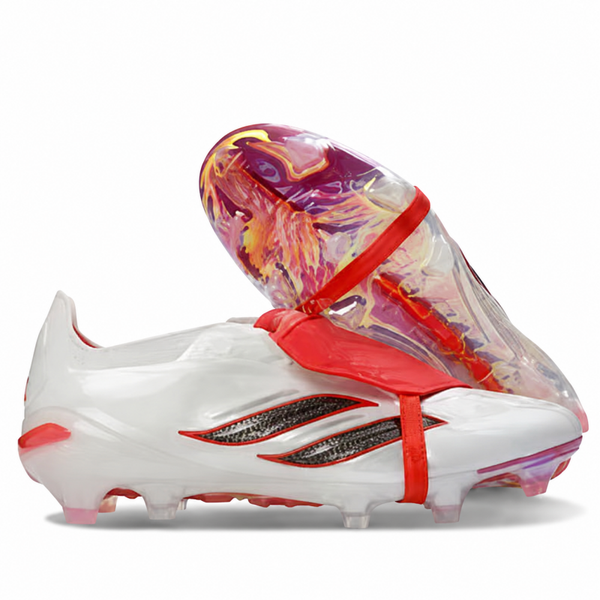 Firm Ground White/ Multicolour Football boot