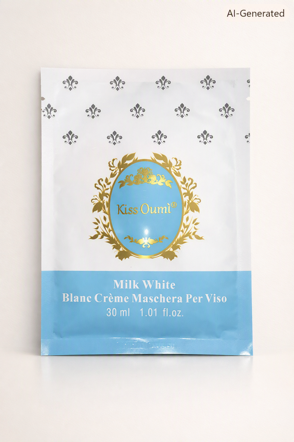 Maschera viso bianco latte
