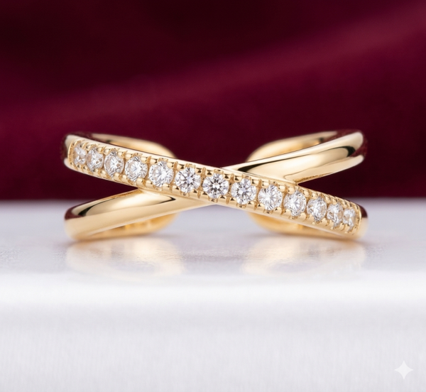 Anello “Eclissi” gold