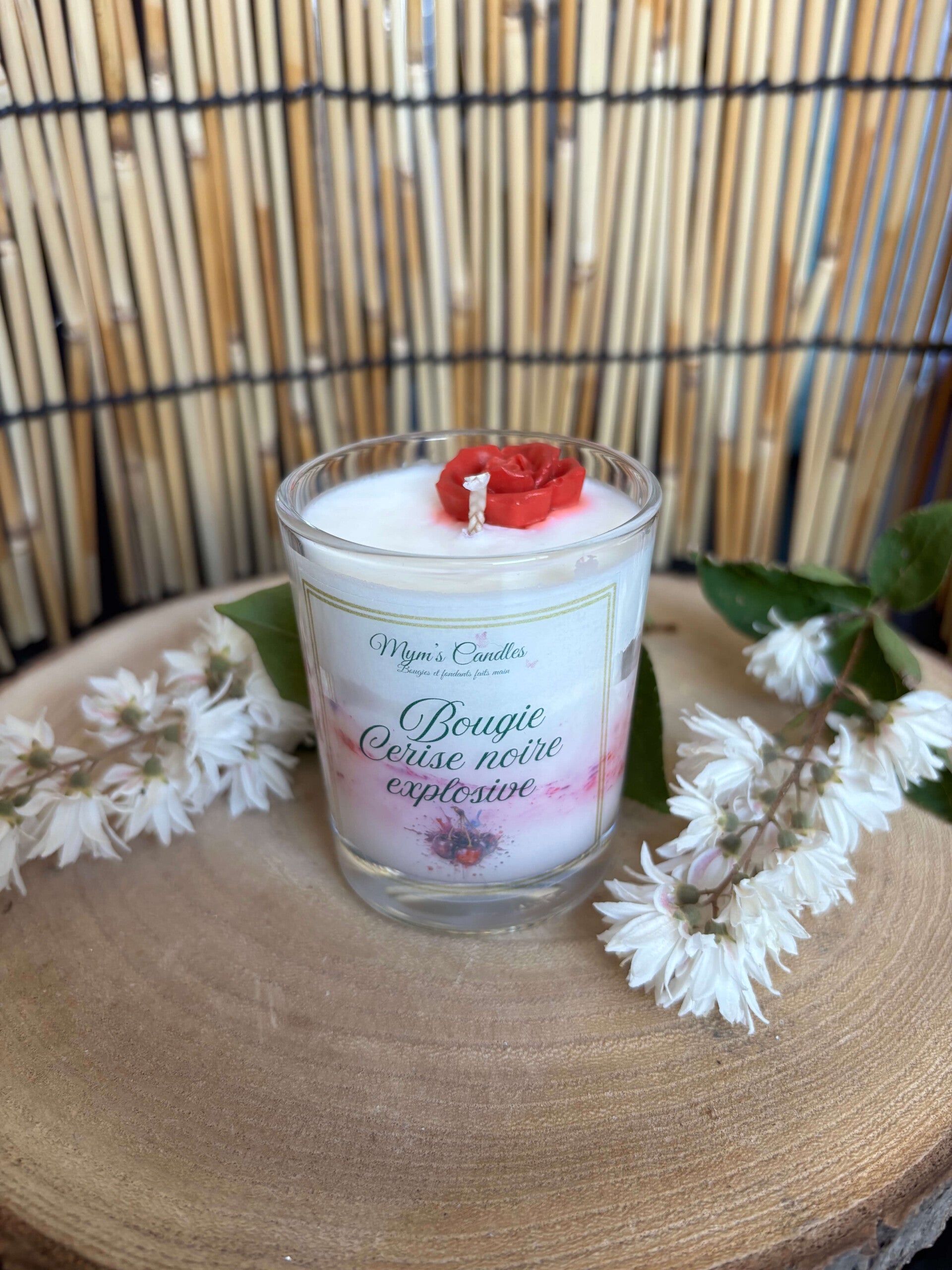 Bougie Cerise Noire Explosive