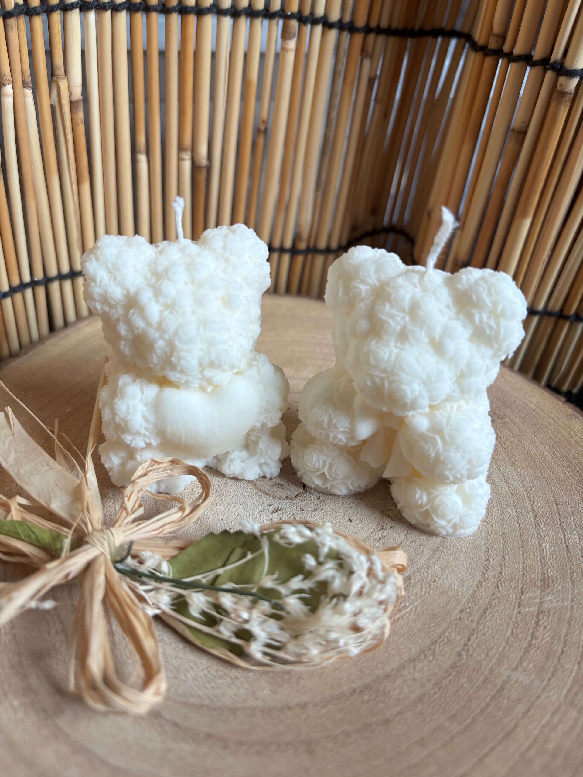 Bougies Décoratives Duo "Oursons"