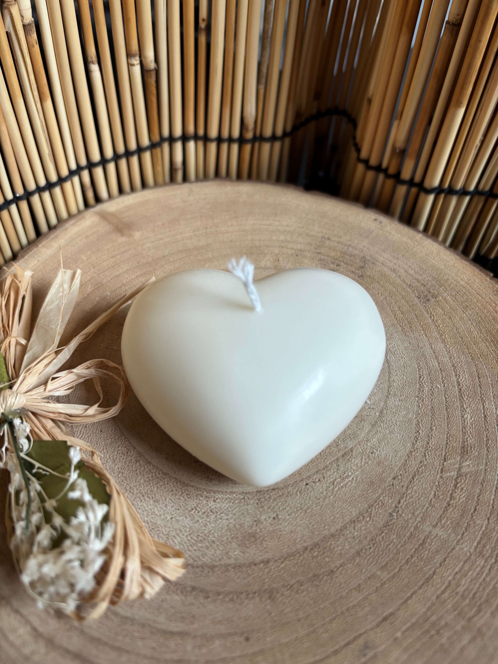 Bougie Décorative Cœur