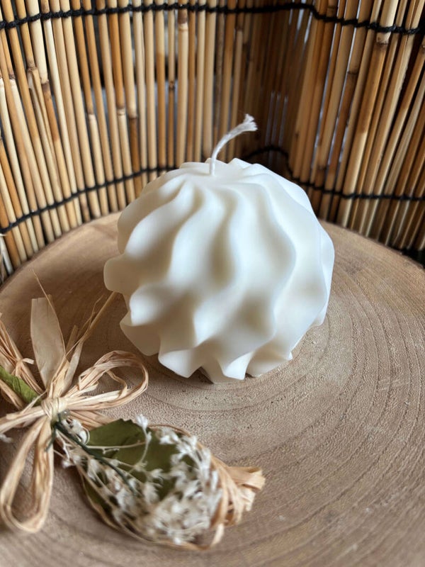 Bougie Décorative Vague