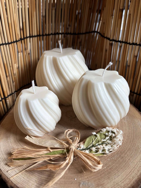 Bougie Décorative Torsade