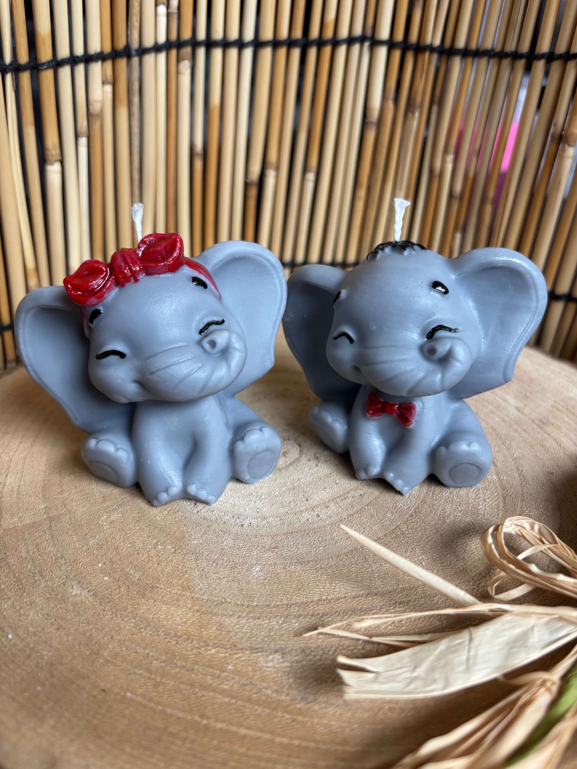 Bougies Décoratives éléphant Garçon ou Fille