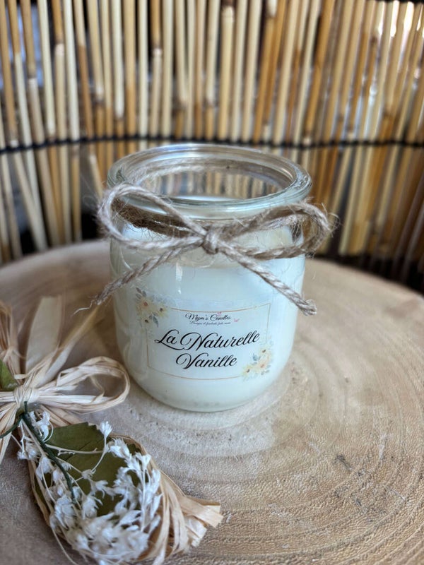 Bougie "La Naturelle" Vanille