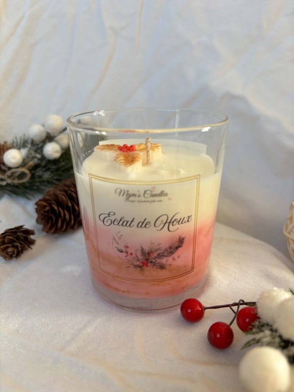 Bougie "Eclat de Houx"