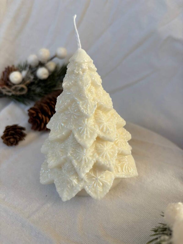 Bougie Décorative "Sapin étoilé"