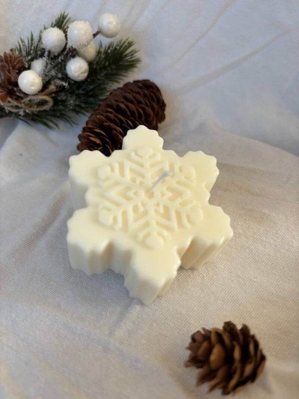 Bougie Décorative " Petit Flocon"