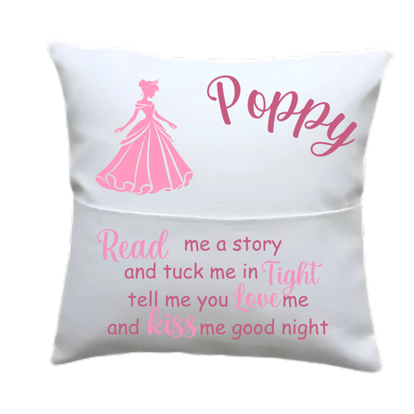 Read me a story, pocket pillow "Princess"