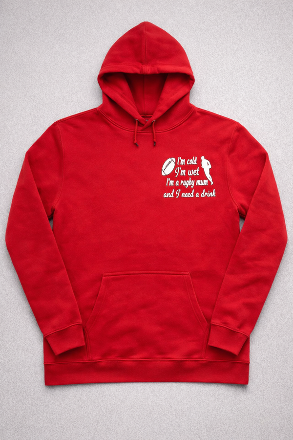 Women's hoodie. Available in various colours.Small logo front, large logo back