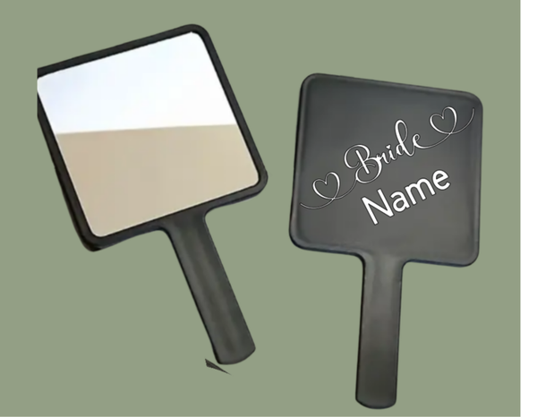 Bride and bridesmaid mirror. Add name or personalise with own text
