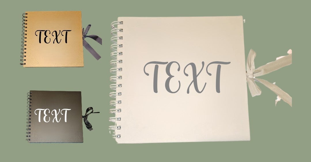 20x20cm Scrap book add your own text