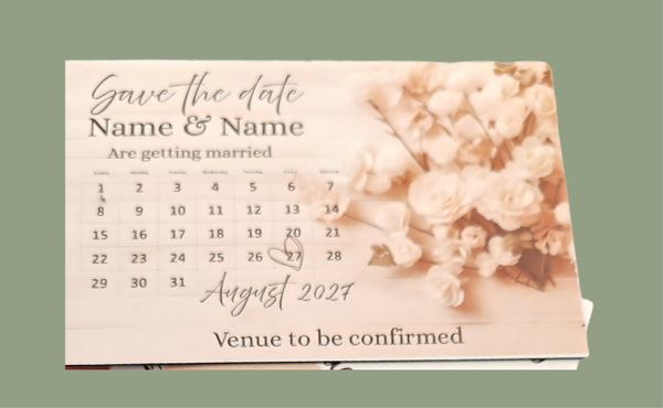 Save the date wedding magnets