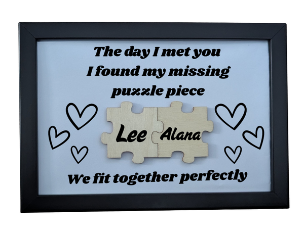 Puzzle Frame couple