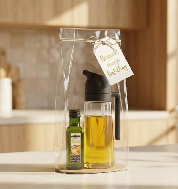 Olijfolie dispenser pakket