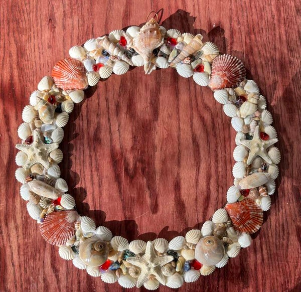 Seashell wreath