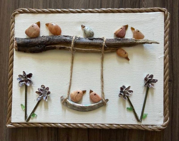 Stone Bird Canvas