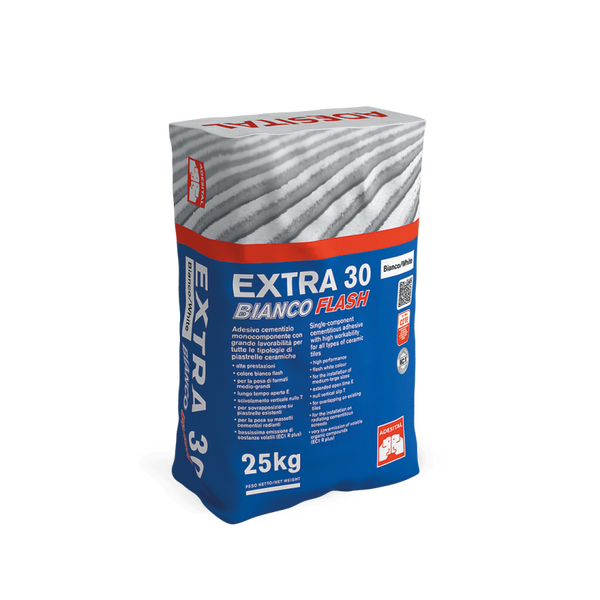 Adesital Extra30 collante grigio sacco 25kg