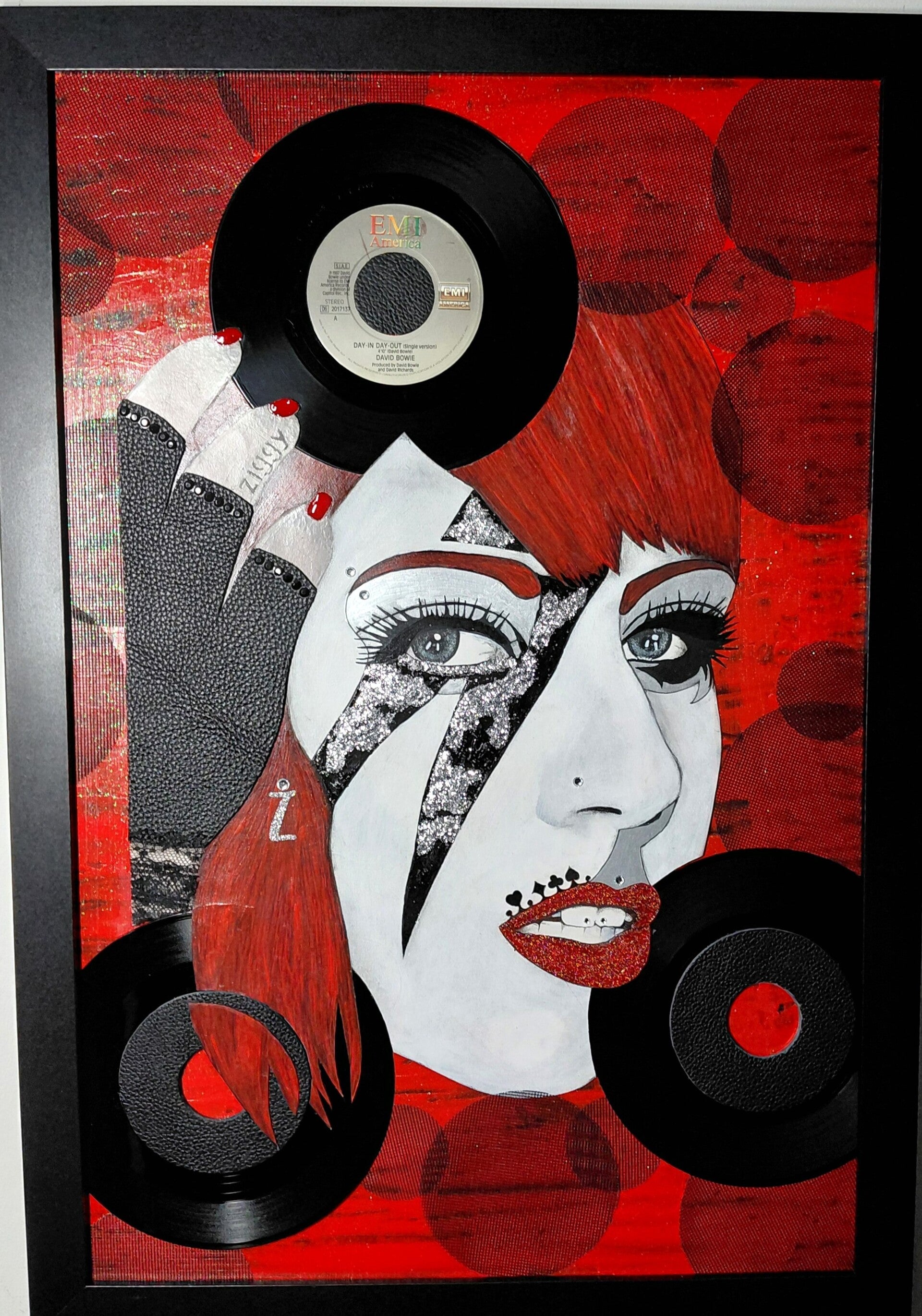 "Lady Bowie on the radio gaga"