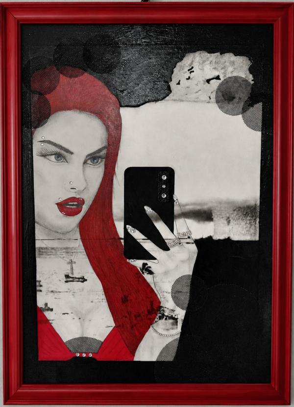 Title: "Atomic bomb girl"
