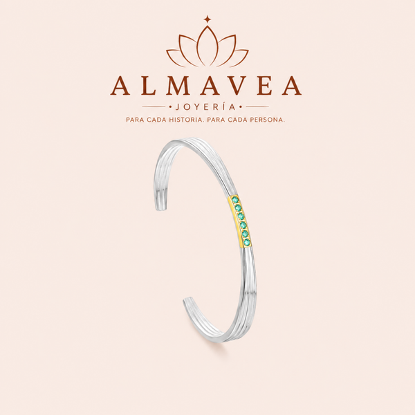 BRAZALETE  RAICES DE PLATA