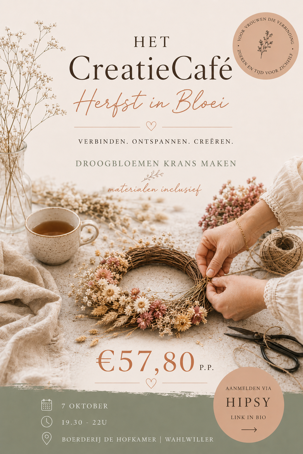 Het CreatieCafé | Herfst in Bloei – 7 oktober