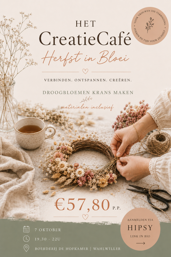 Het CreatieCafé | Herfst in Bloei – 7 oktober