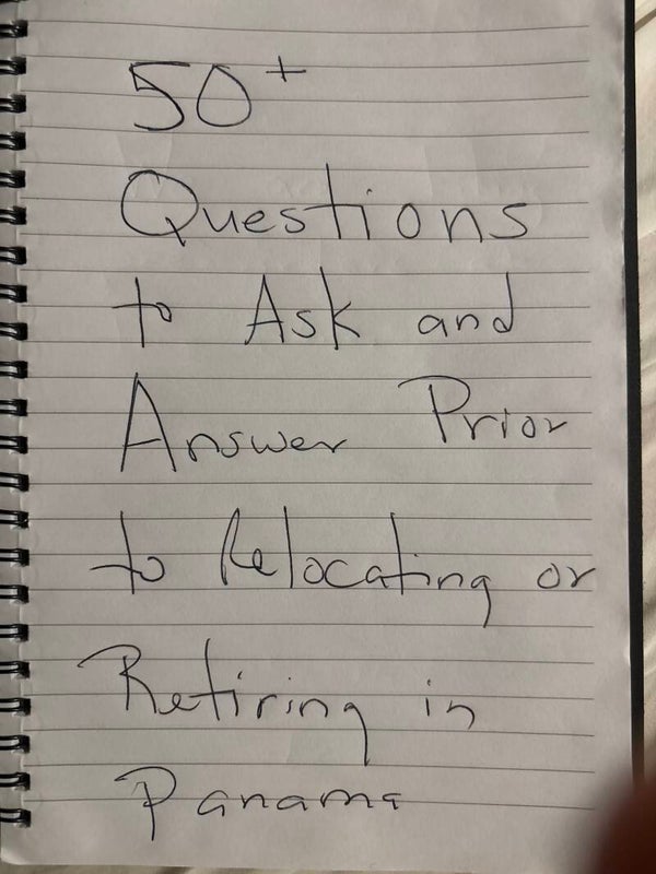 50+ Questions to Ask and Answer Prior to Relocating to Panama