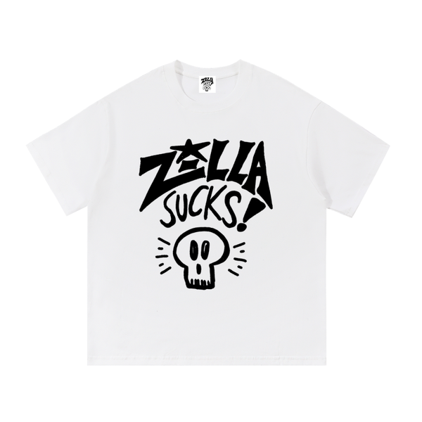 Zilla Sucks! Logo 100% Cotton T-Shirt