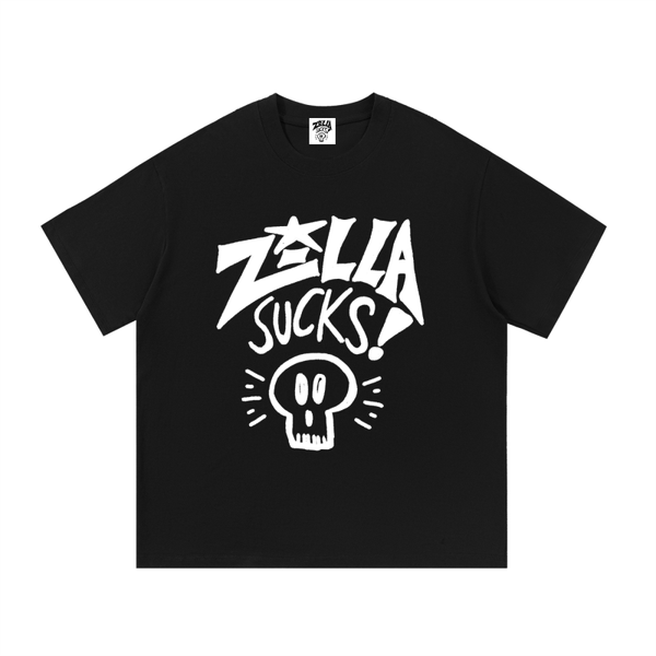 Zilla Sucks! Logo 100% Cotton T-Shirt
