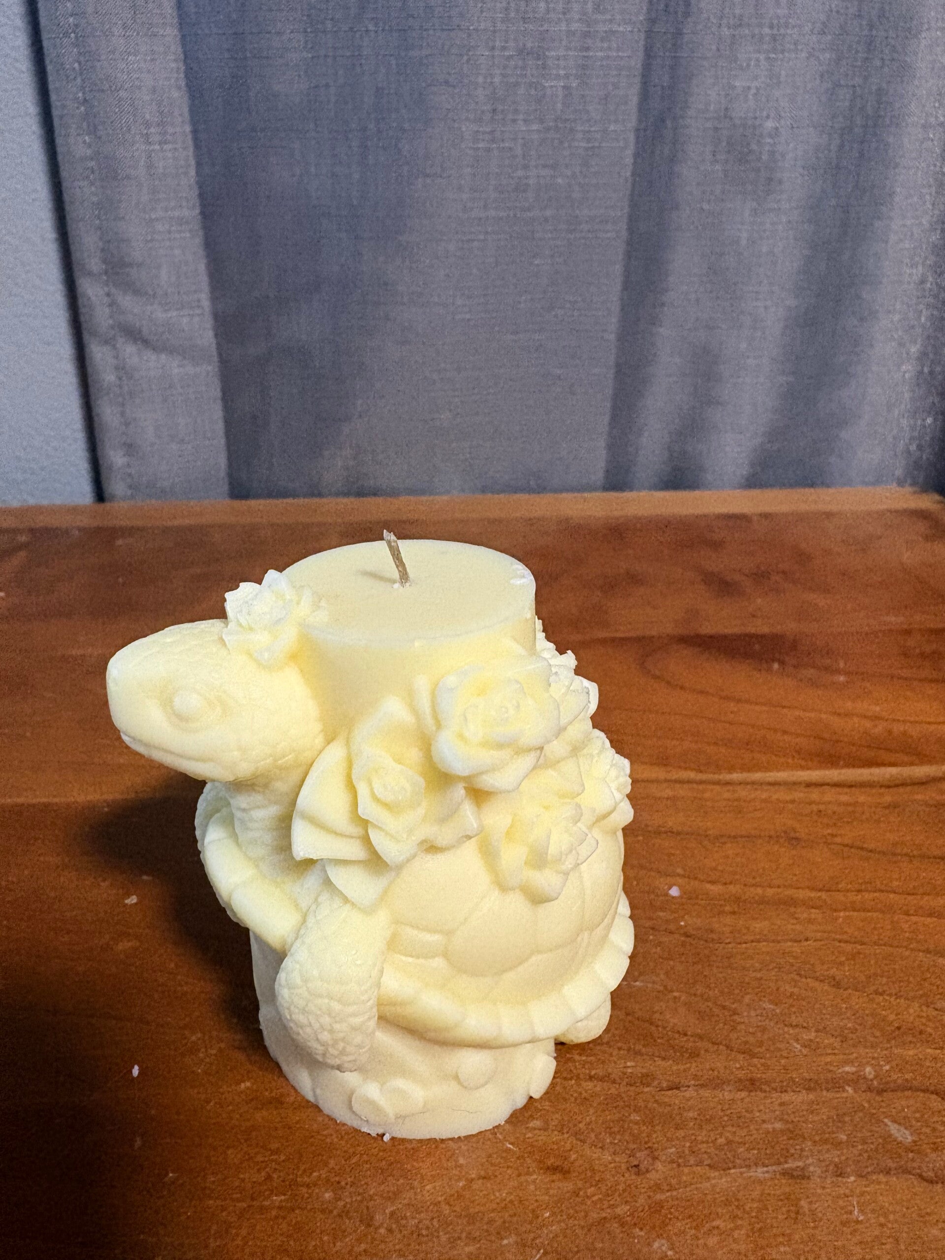 Flower Turtle Candle