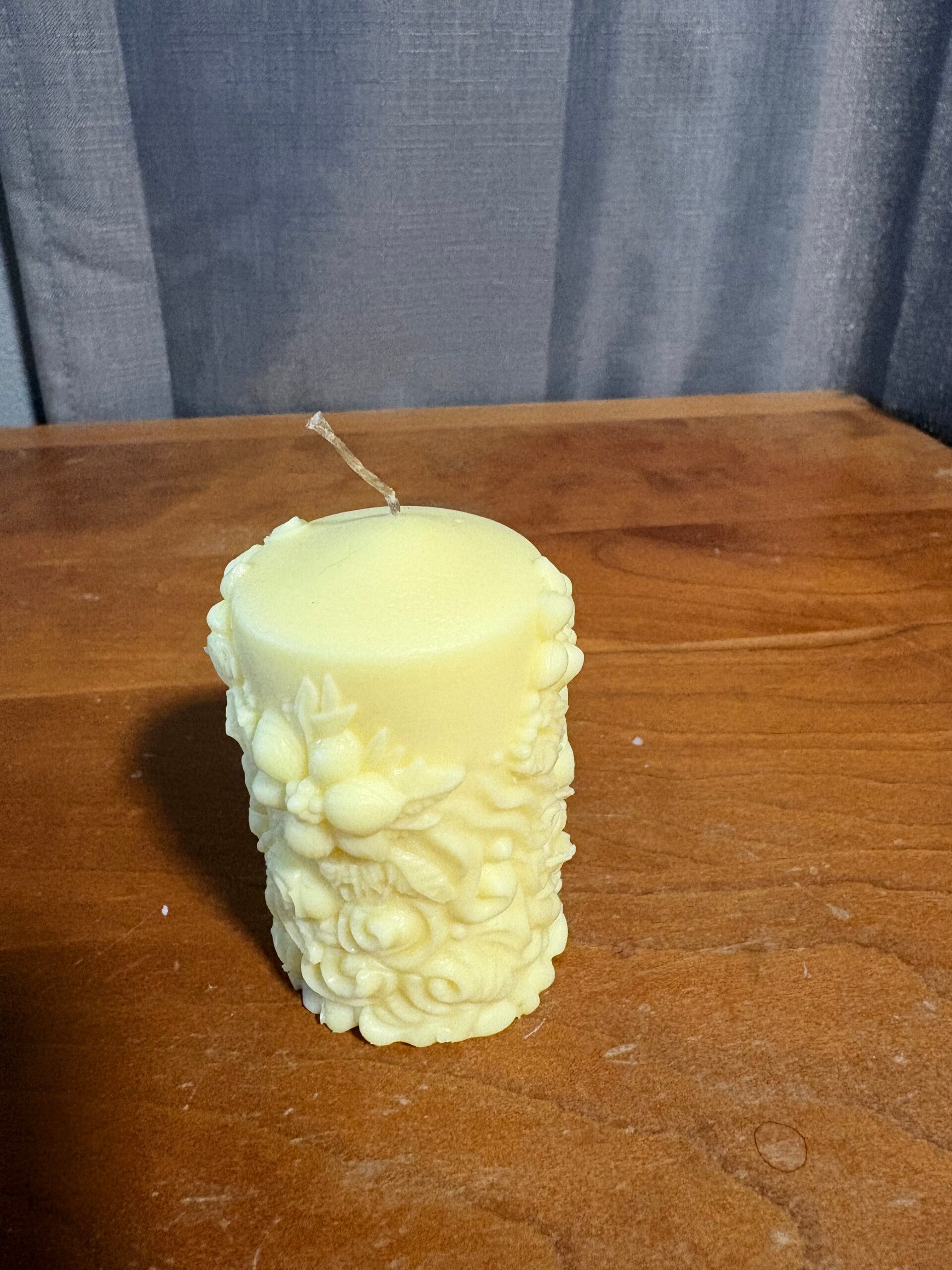 Botanical Pillar Candle