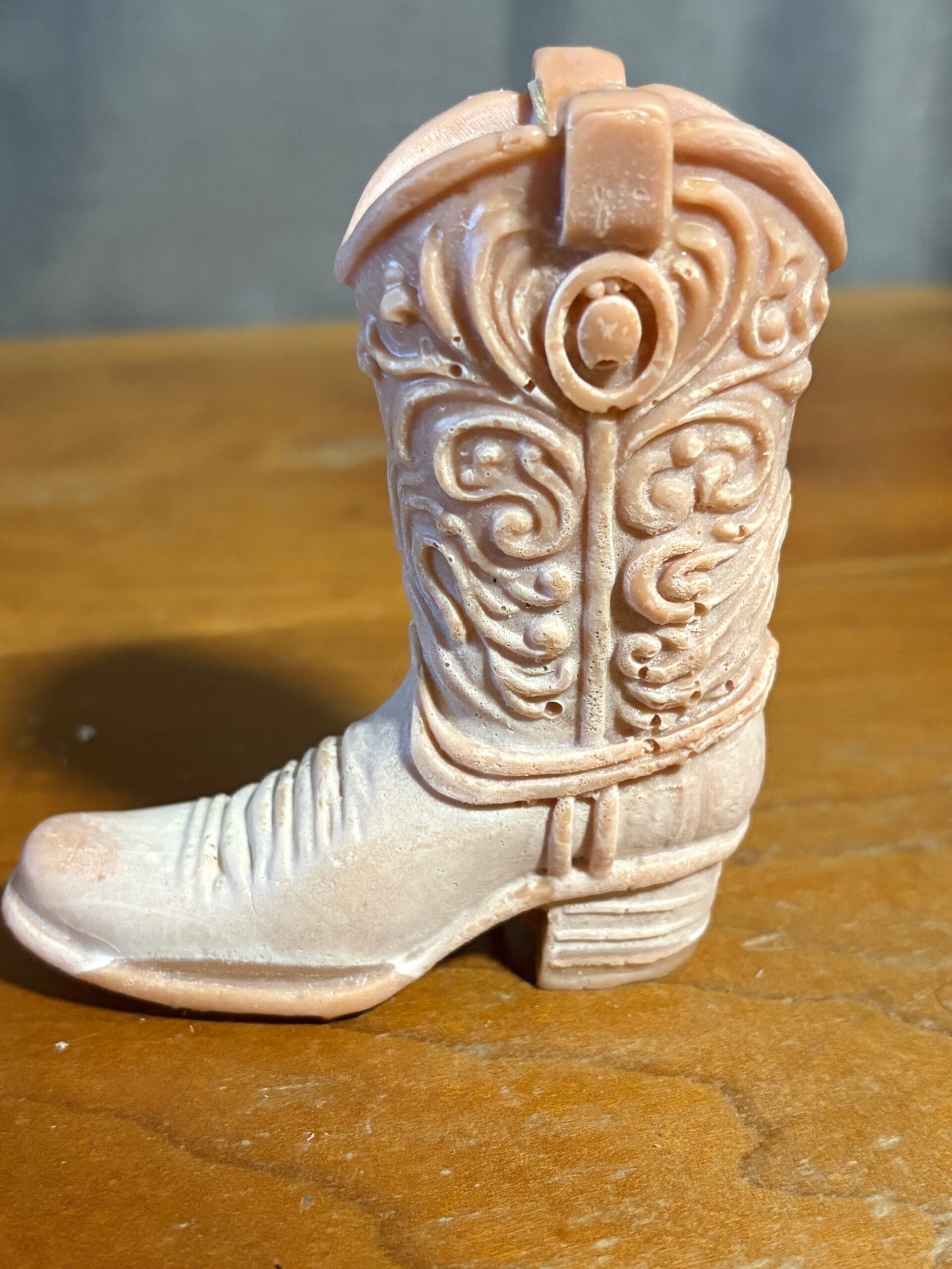Cowboy Boot Candle