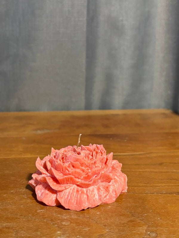 Pink Rose Blossom Candle