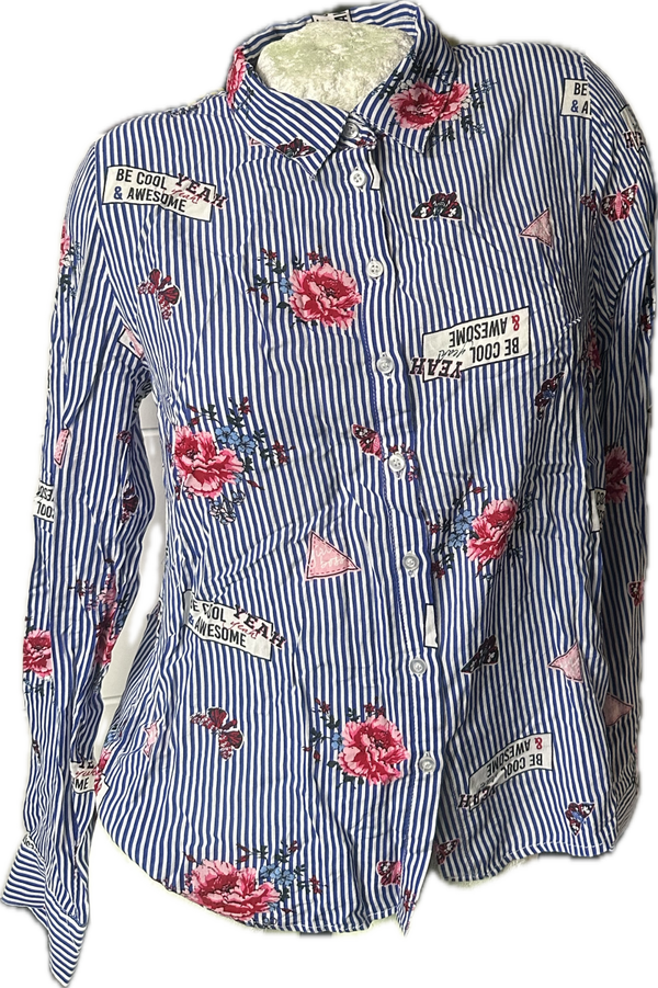 Viscose Blouse van Jean Pascale - Maat : 36