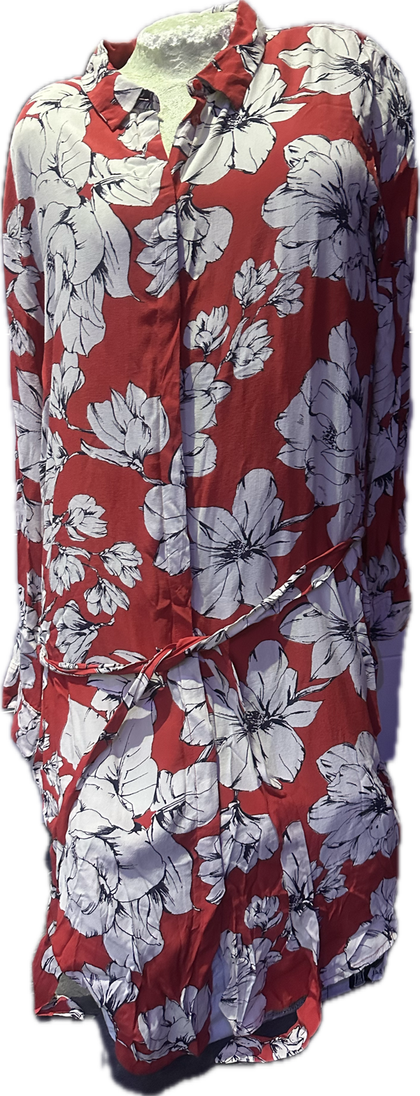 Viscose Polo Jurk van b.young - Maat : 44