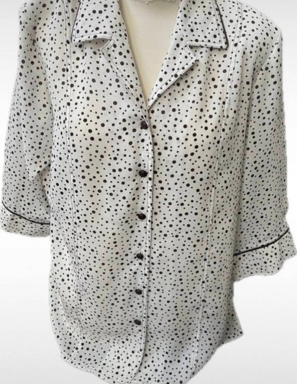 Vintage Blouse van MH Modelle - Maat : 44