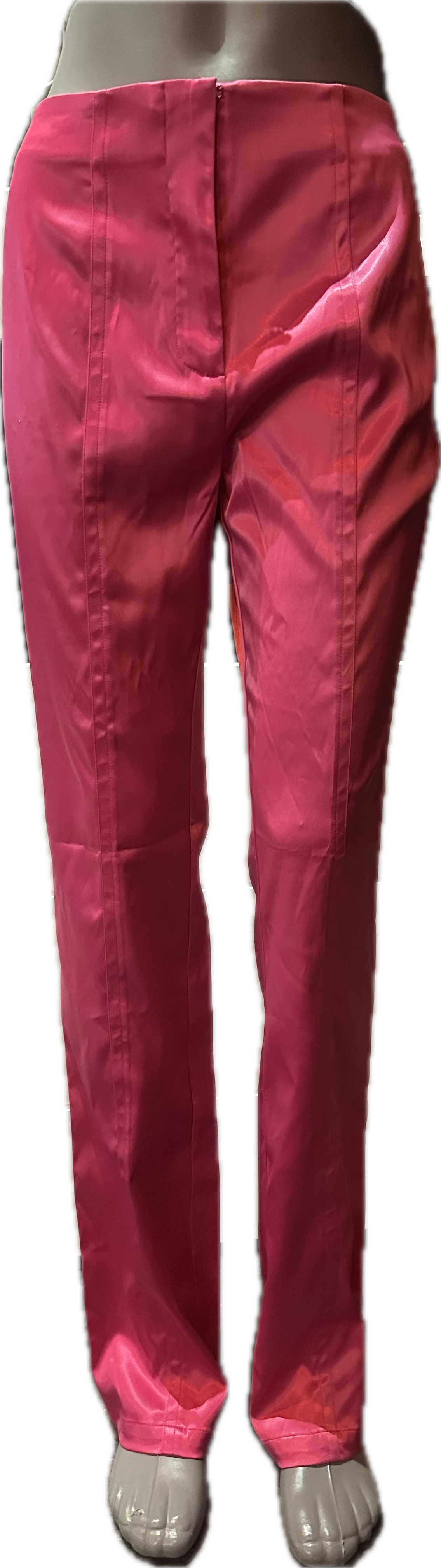 Broek van Carla Ginola / NA-KD - Satin Broek - Maat : 38 Nieuw!
