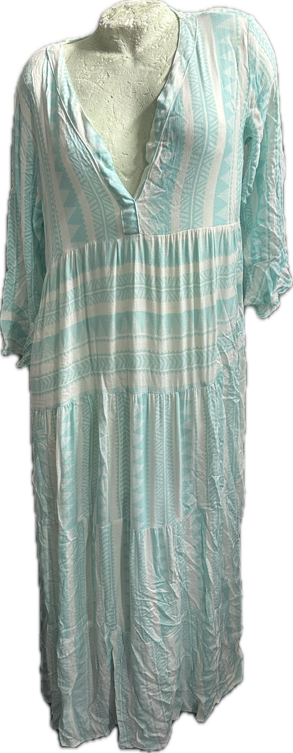 Viscose Jurk van Jean Pascale - Maat : 42