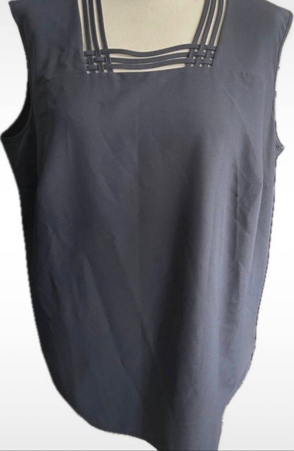 Vintage Blouse Top - Maat : 46