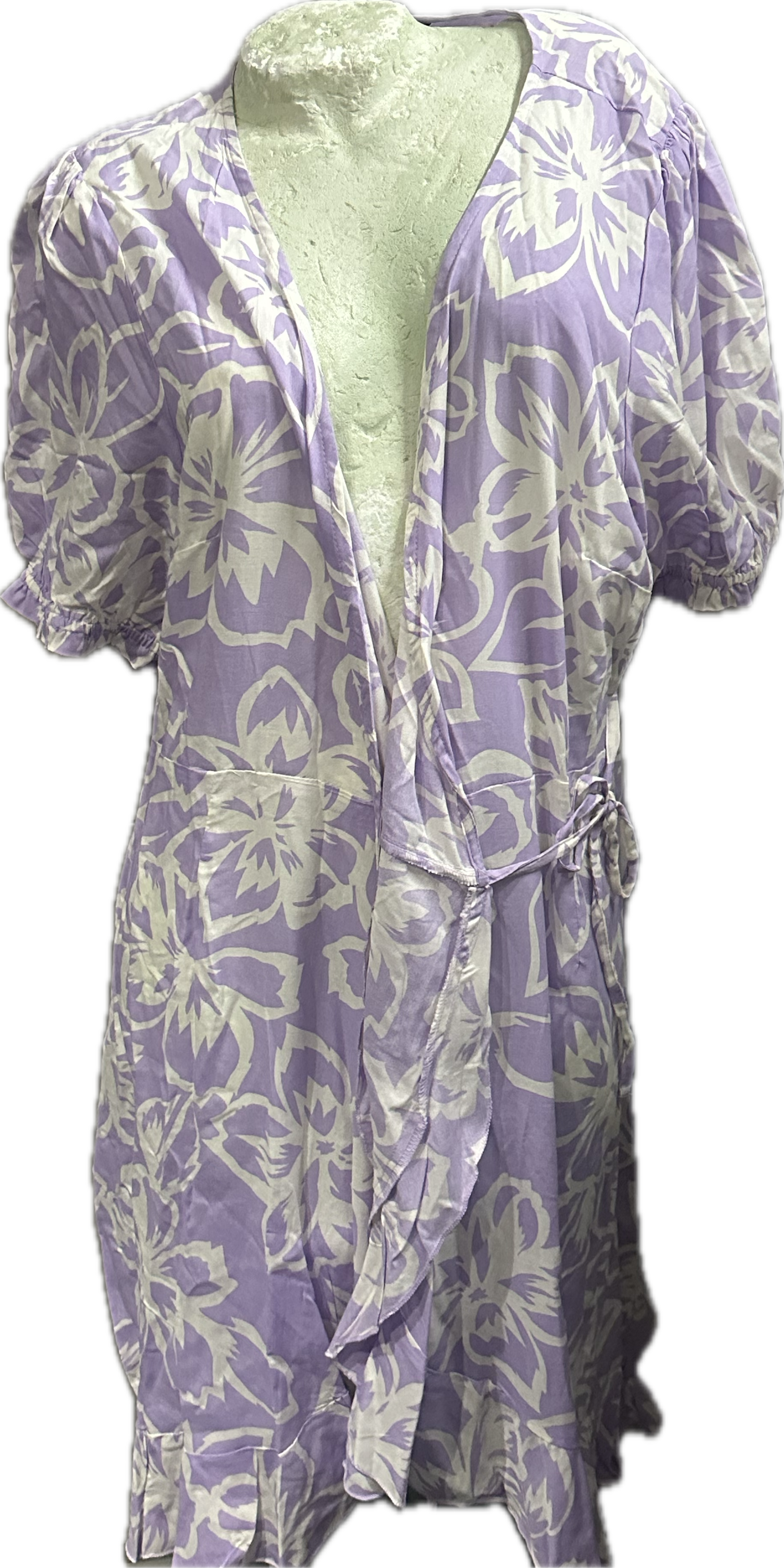 Viscose Wikkel Jurk van M&S Mode - Maat : 48