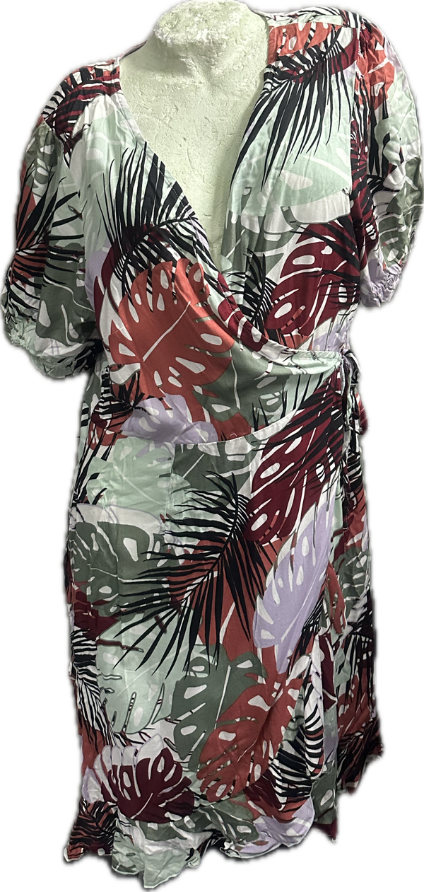 Viscose Jurk van M&S Mode - Maat : 48