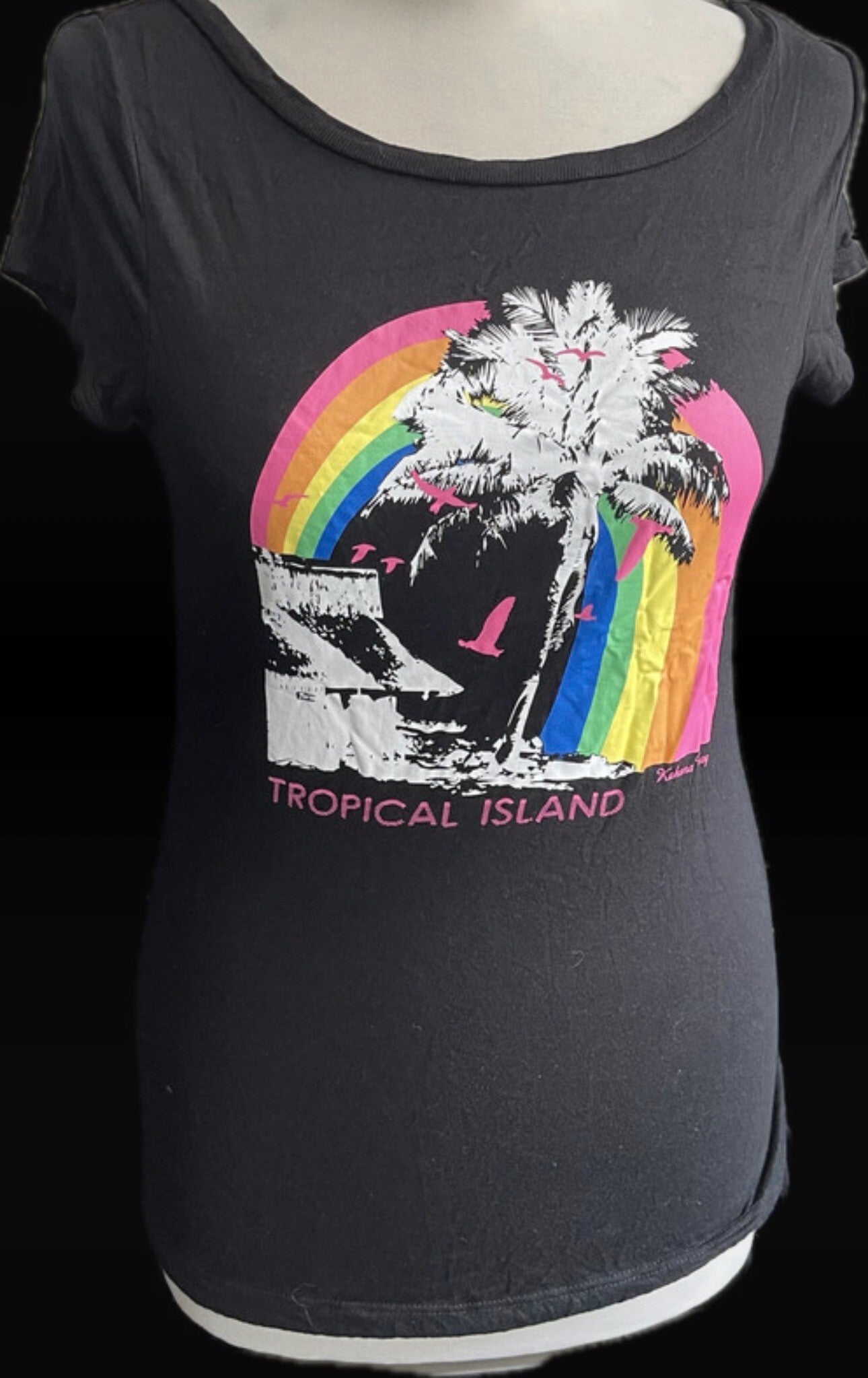 Viscose T-Shirt van H&M - Maat : 40